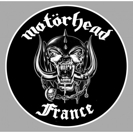 MOTORHEAD FRANCE black Sticker 