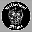 MOTÔRHEAD FRANCE black laminated decal