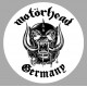 MOTORHEAD GERMANY Sticker blanc 