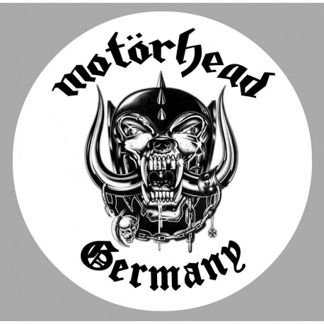 MOTORHEAD GERMANY Sticker blanc 