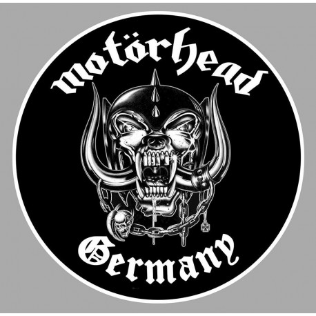 MOTORHEAD GERMANY Sticker noir 