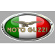 MOTO GUZZI  Sticker Trompe-l'oeil