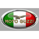 MOTO GUZZI  Sticker Trompe-l'oeil vinyle laminé