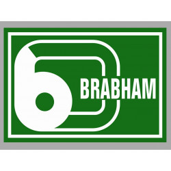 BRABHAM Sticker 