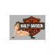 HARLEY DAVIDSON  Pin Up droite Sticker 