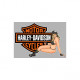 HARLEY DAVIDSON  Pin Up gauche Sticker 