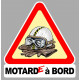 MOTARD A BORD Sticker 