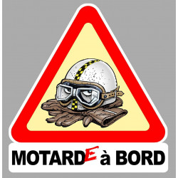 MOTARDE A BORD Sticker 