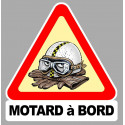 MOTARD A BORD Laminated decal