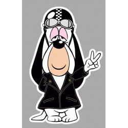 DROOPY Biker Sticker