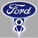 FORD V8 laminated decal