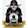   MATCHLESS  Motard  Sticker 77mm x 65mm