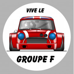 AUSTIN COOPER red Groupe F  Sticker