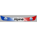 ALPINE Helmet Visor Sunstrip Laminated decal