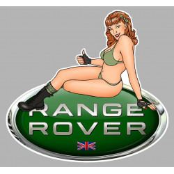 RANGE ROVER  left  Pin Up Sticker