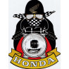 HONDA BIKER  Sticker 72mm x 55mm