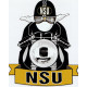 NSU biker Sticker 77mm x 65mm