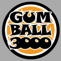 GUMBALL 3000  Sticker vinyle laminé
