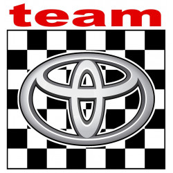 TOYOTA TEAM Sticker