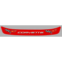 CHEVROLET CORVETTE Helmet Visor Sunstrip laminated decal