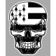 SKULL BREIZH/ bretagne Sticker