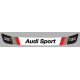 AUDI SPORT Helmet Visor Sunstrip laminated decal