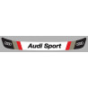 AUDI SPORT  Sticker Visière Casque Vinyle laminé