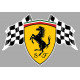 FERRARI  Flags Sticker