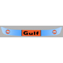 GULF Helmet Visor Sunstrip laminated decal