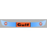 GULF Helmet Visor Sunstrip laminated decal