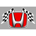 HONDA Flags laminated decal