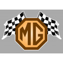 MG Flags laminated decal