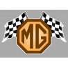 MG Flags laminated decal