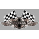 MORGAN Flags Sticker