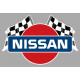NISSAN Flags laminated decal