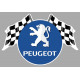 PEUGEOT  Flags Sticker