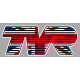 TVR Lamined  sticker