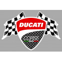 DUCATI  flags laminated decal