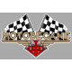 MOTOBECANE Flags laminated decal