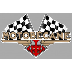 MOTOBECANE Flags Sticker