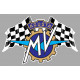 MV AGUSTA Flags laminated decal