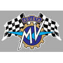 MV AGUSTA Flags laminated decal