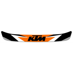 KTM Helmet Visor Sunstrip laminated decal