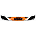 KTM Helmet Visor Sunstrip laminated decal