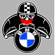 BMW Motard Sticker vinyle laminé