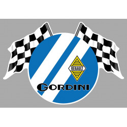 GORDINI RENAULT  Flags Sticker                         