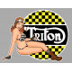 TRITON Pin Up Sticker droit