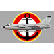 VOUGHT F-8E CRUSADER Sticker