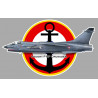 VOUGHT F-8P Crusader Sticker