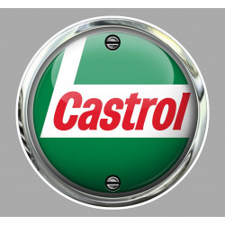 CASTROL Pistons Skull Sticker